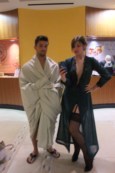 This was my favorite cosplay at ConnectiCon – which, believe me, had some stunning and beautiful cosplay. But look at that – that’s Sherlock Holmes in a bedsheet and Irene Adler in her lingerie. It’s so wickedly clever, and I loved it.