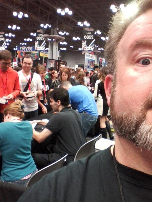 There was this weird feeling that we were being observed at all times… Photo generously provided by Richard Shealy, SFWA-registered copyeditor and giant eyeball.